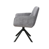 Evander - Dining Chair- Dark Grey