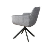 Evander - Dining Chair- Dark Grey