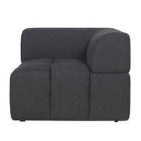 Evara Corner Modular Sofa - Bobble Black