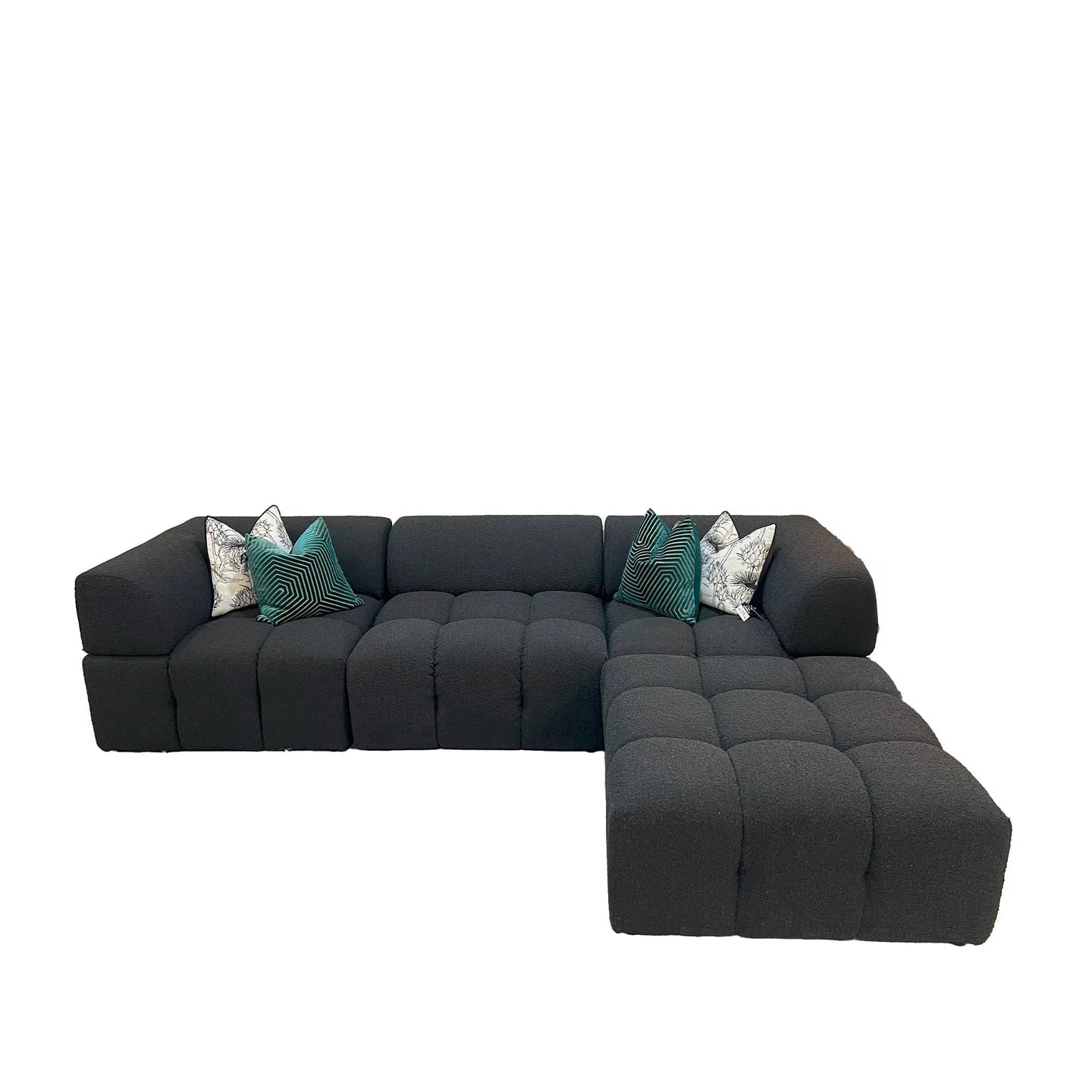 Evara Corner Modular Sofa - Bobble Black