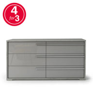 Everlee - 6 Drawer Wide Dresser