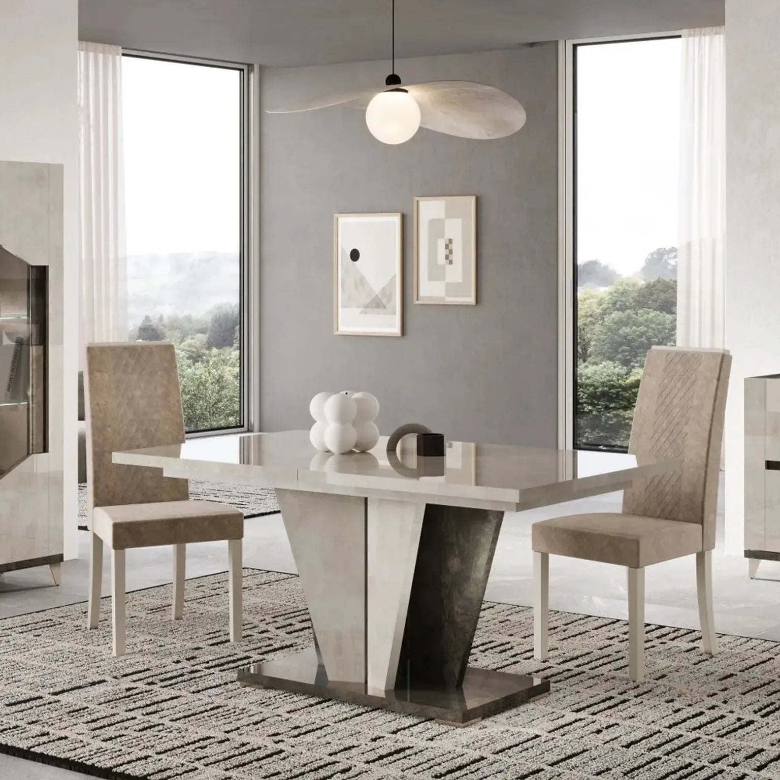 Fedele - Rectangular Ext Dining Table