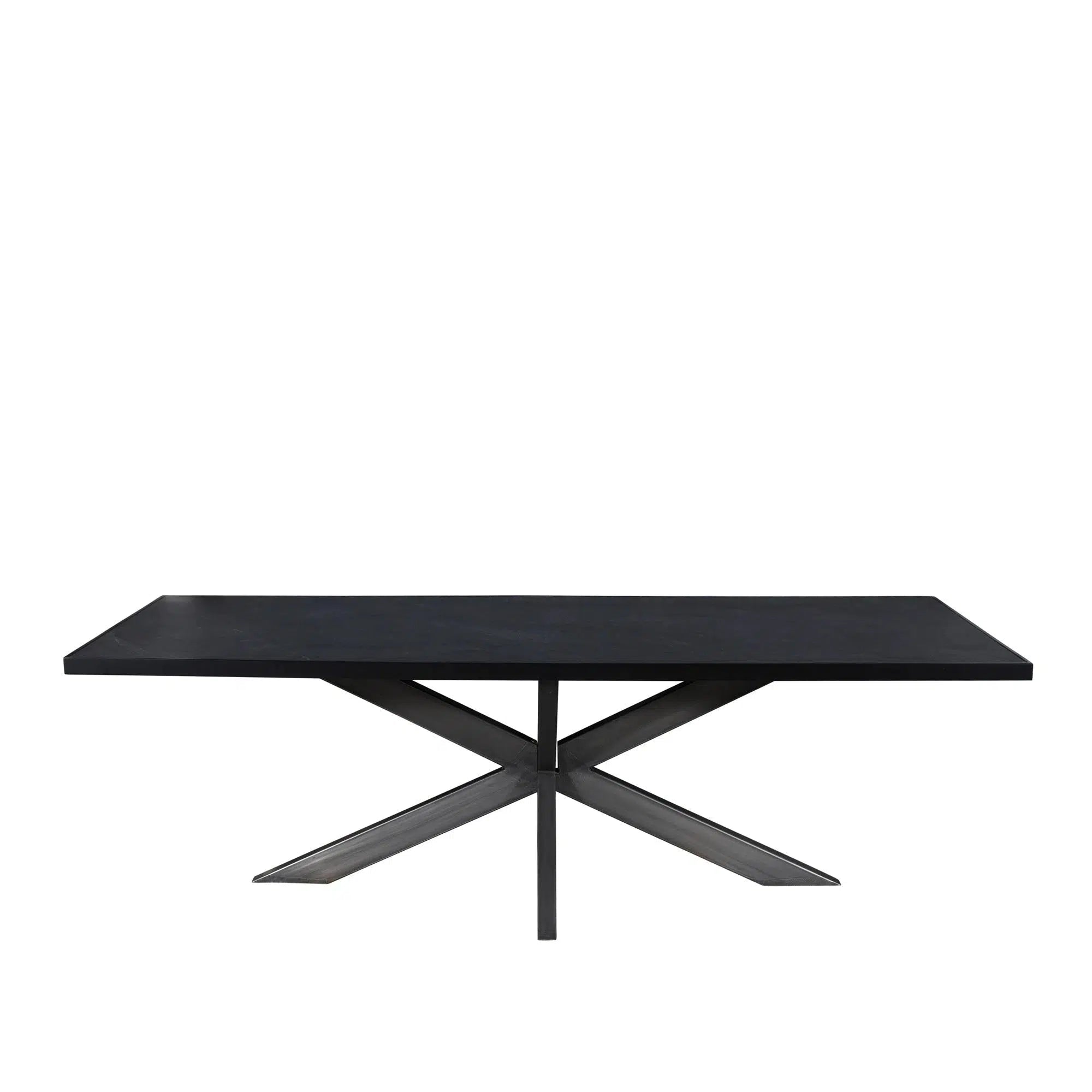 Felix - Large Dining Table Metal Nero 240cm