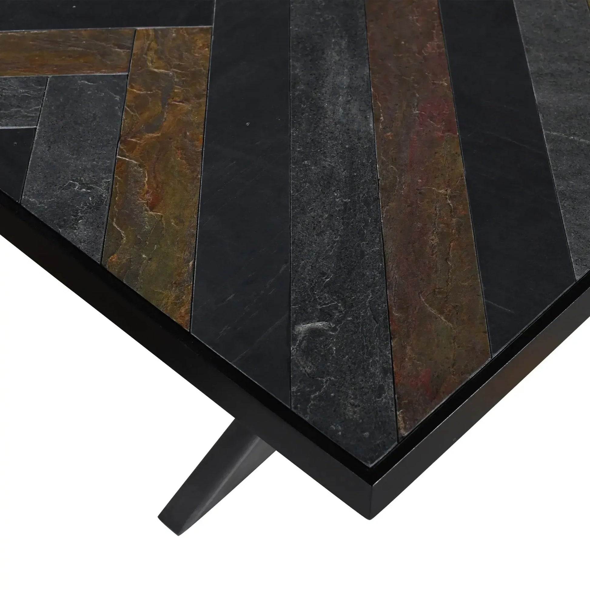 Felix Maze Dining Table & Sloane Copper Chair Set
