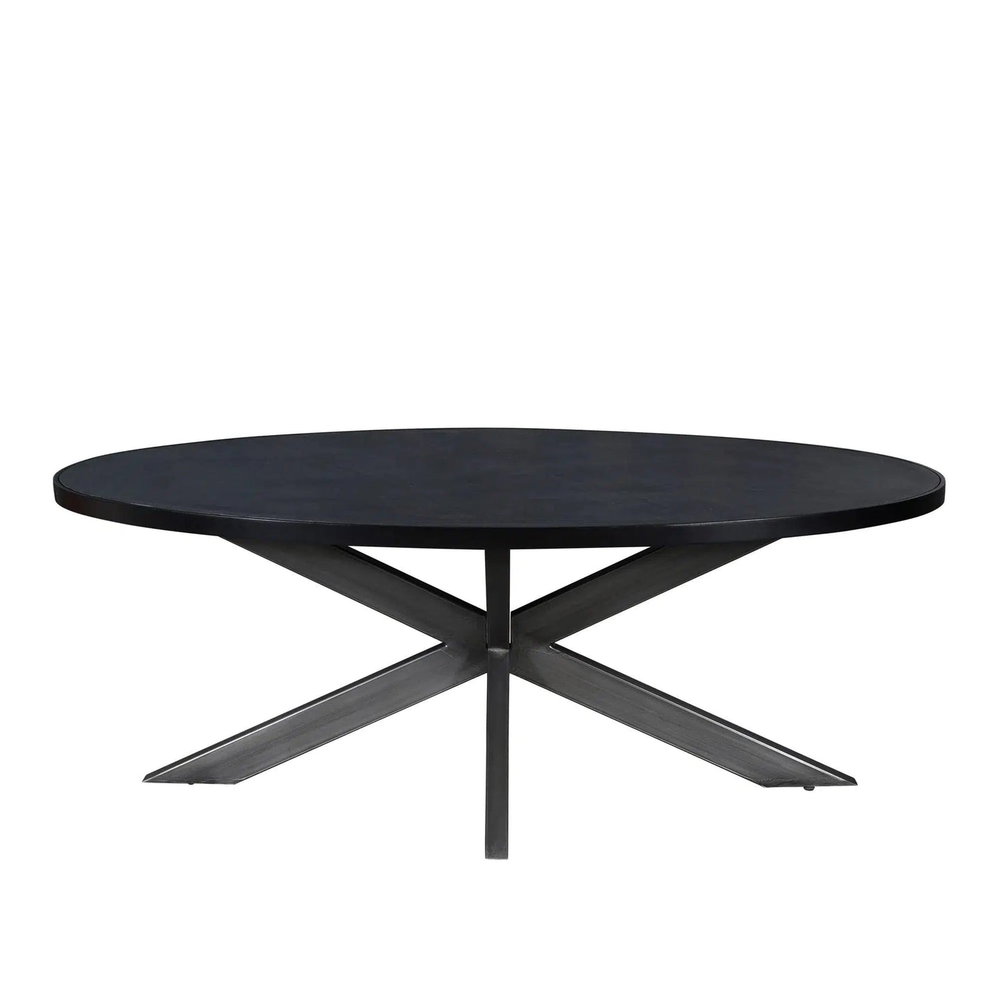 Felix - Oval Dining Table Metal Nero 200cm