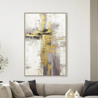 Foil Gold Abstract Painting 1