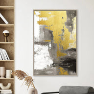 Foil Gold Abstract Painting 5