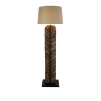 Forresta Leaf Floor Lamp with Round Lamp Shade