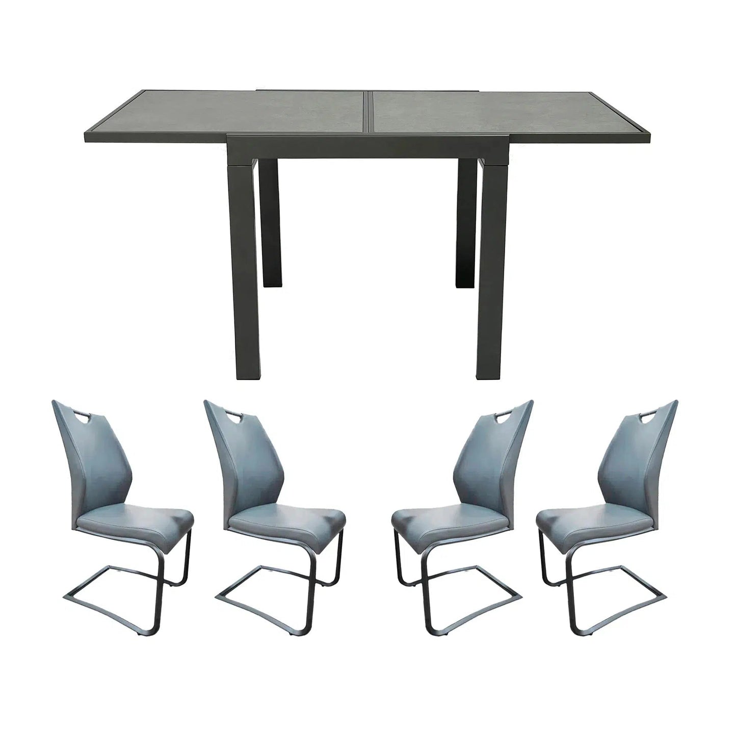 Geneva Dining Table & Detroit Chair Dining Set