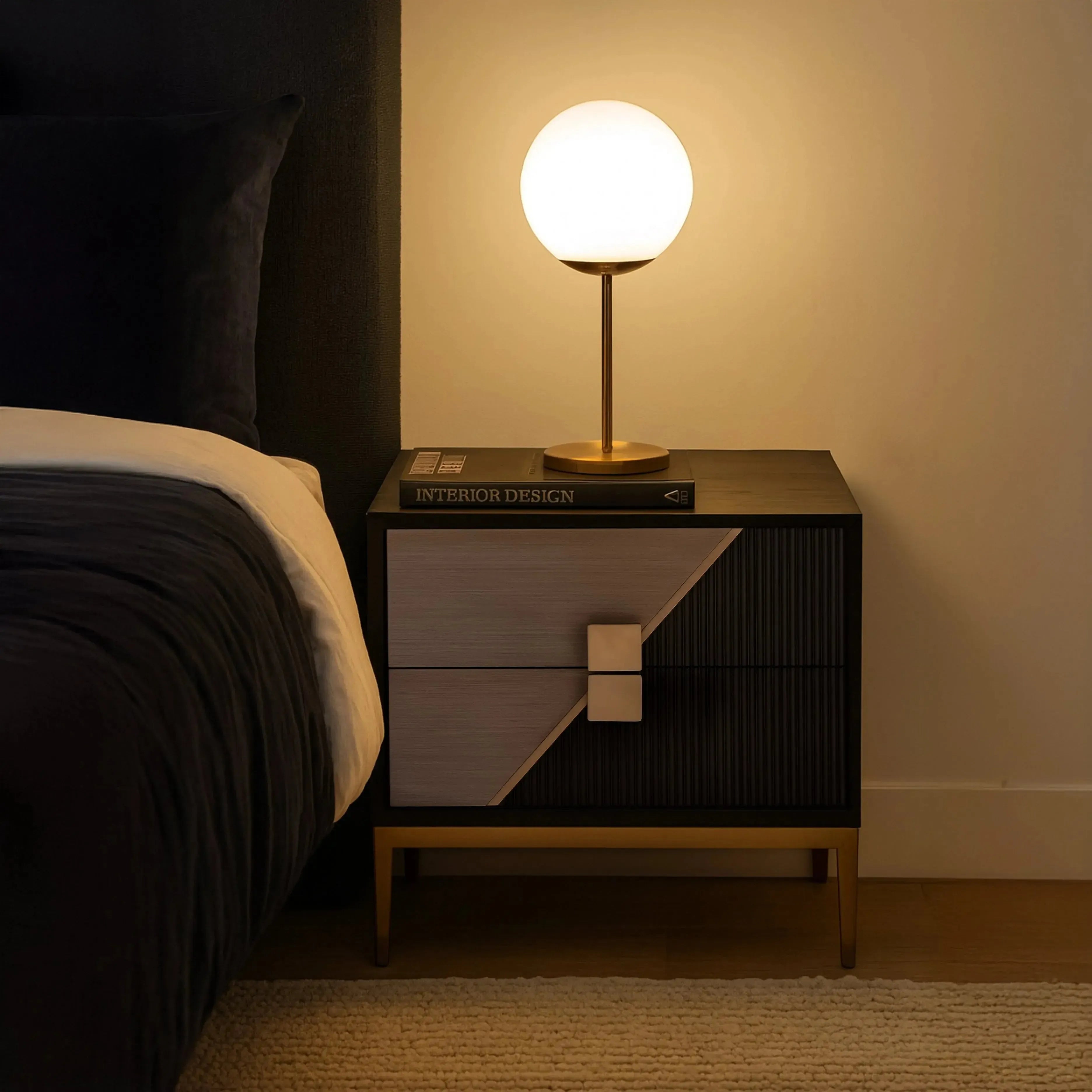 Giovanna - 2 Drawer Bedside