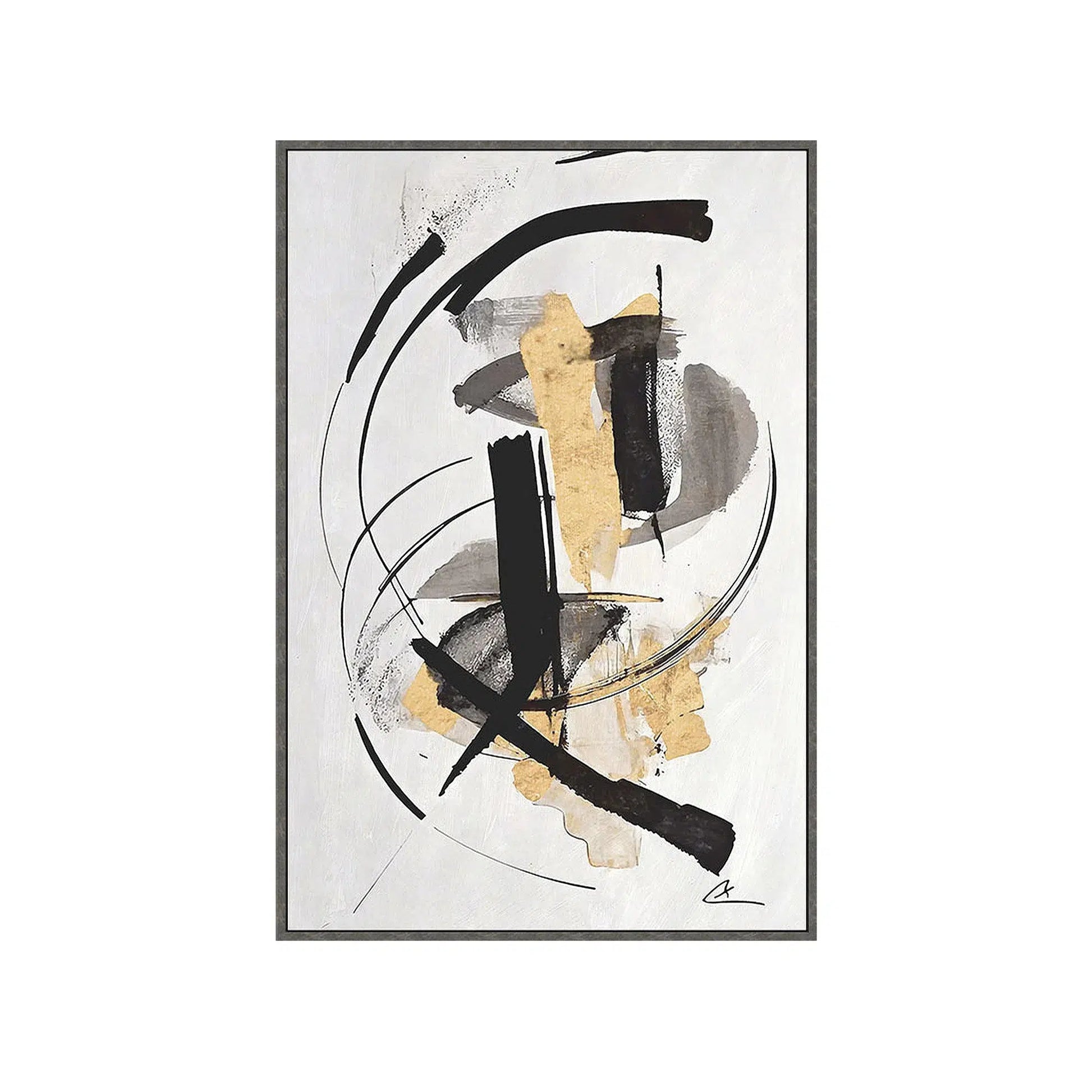 Gold Leaf Hand Painting 4
