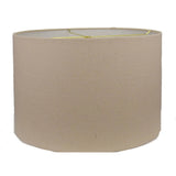 Gold Marble Lamp with Oatmeal Linen Shade and Crystal Base