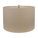 Gold Marble Lamp with Oatmeal Linen Shade and Crystal Base