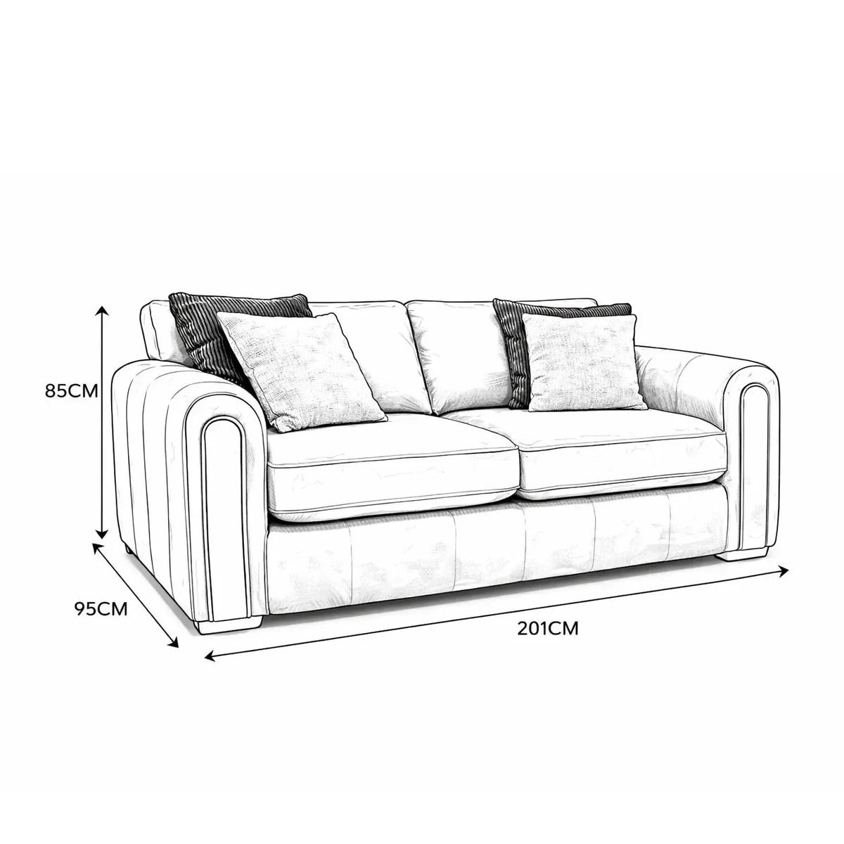 Gracious 2 Seater Sofa