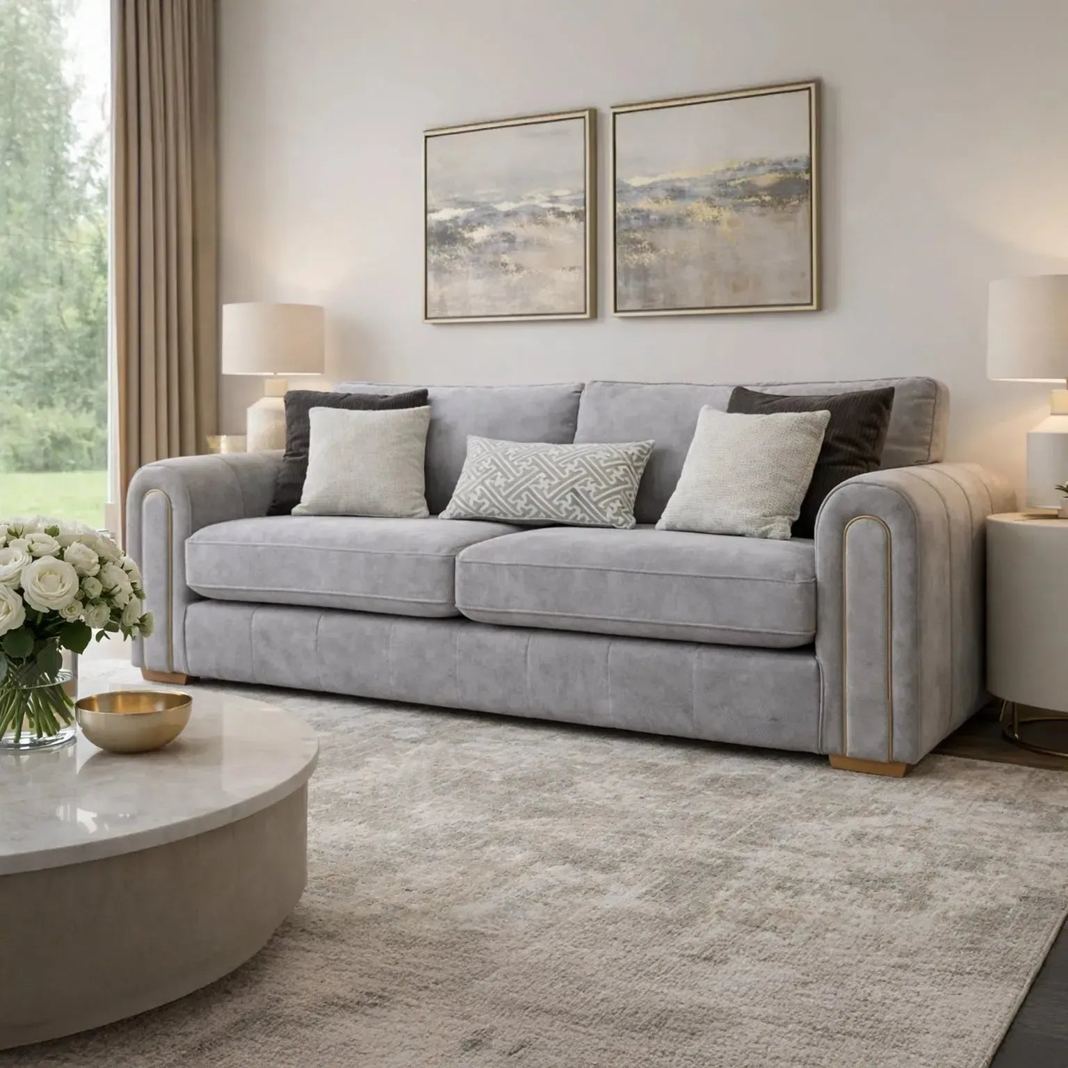 Gracious 3 Seater Sofa