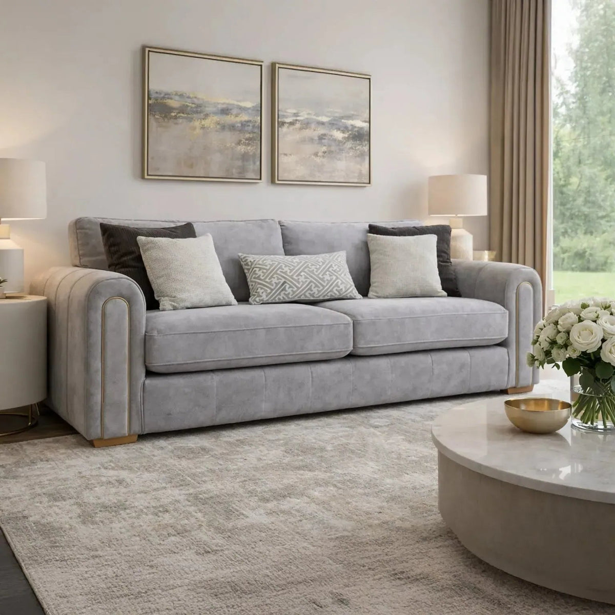 Gracious 3 Seater Sofa