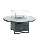 Grey Capri Table with Firepit