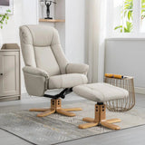 Haiti - Swivel Recliner Chair & Footstool