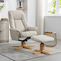 Haiti - Swivel Recliner Chair & Footstool