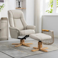 Haiti - Swivel Recliner Chair & Footstool