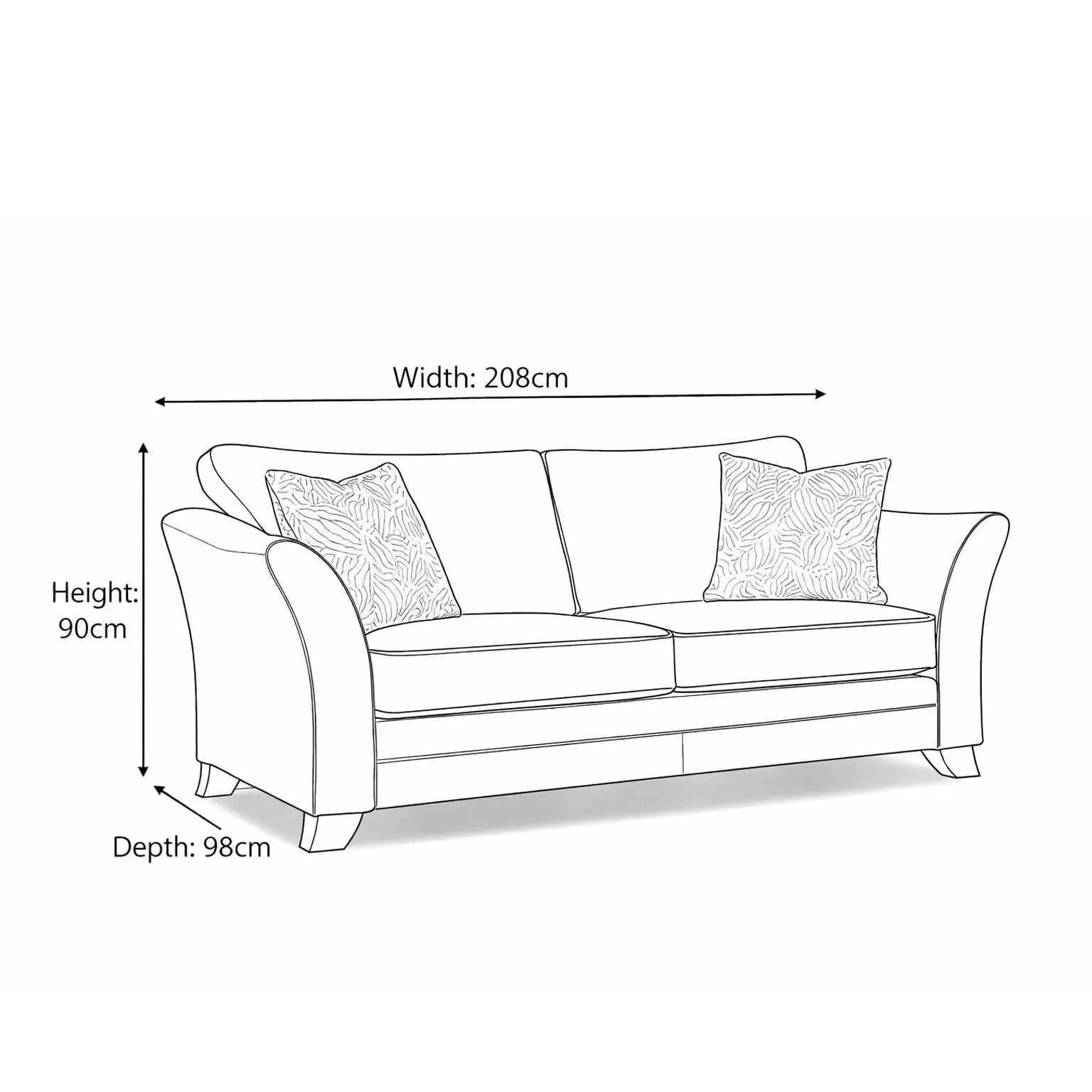 Harrison 3 Seater Sofa