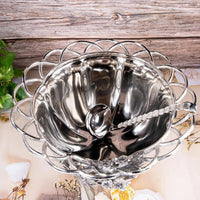 Honeycomb Punch Bowl with Ladle