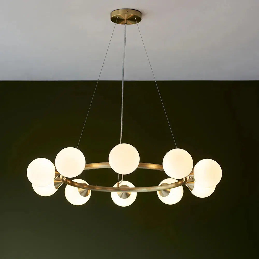 Hugo - 10 Light Ring Pendant