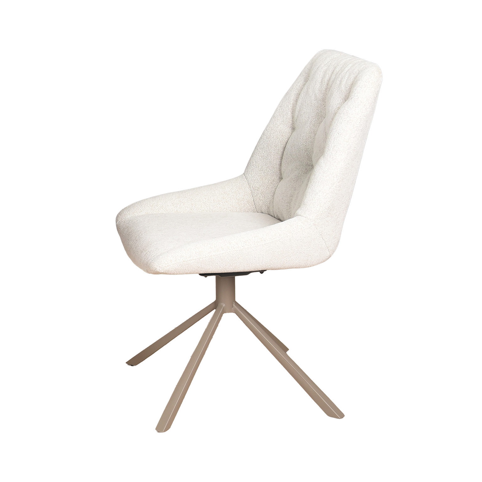 Brent Beige Ext Dining Table and 4 Huxley beige Dining Chairs