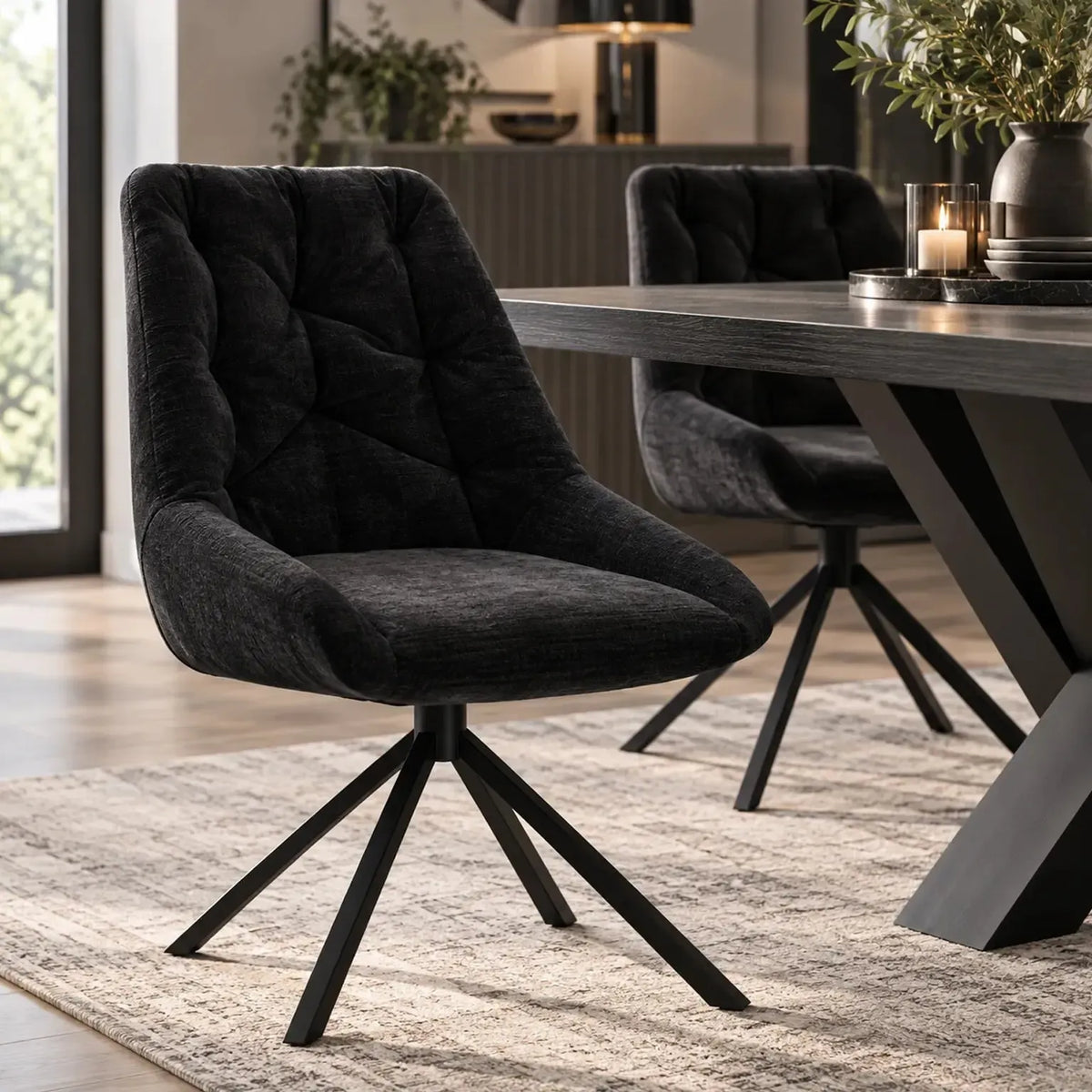 Huxley Dining Chair - Black