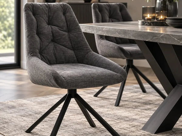 Huxley Dining Chair - Dark Grey