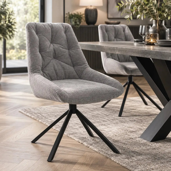 Huxley Dining Chair - Light Grey