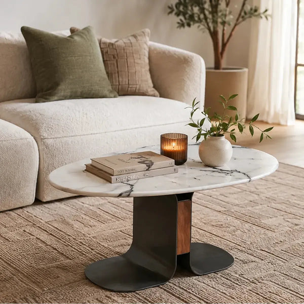 Indiana - Coffee Table- Dark Nickle