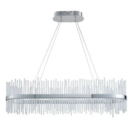 Jeeves - Glass Rod Linear Pendant