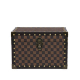 Jewellery Vanity Trunk - Brown Check