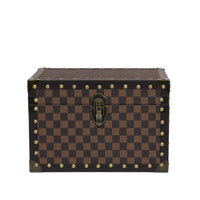 Jewellery Vanity Trunk - Brown Check