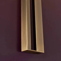 Juliana - Slotted Wall Light With Mink Shade