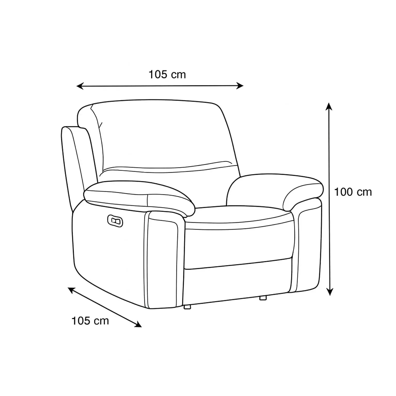 Kinslee - Power Recliner Arm Chair