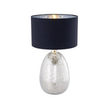 Large Nickle Plated Table Lamp