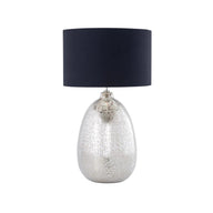 Large Nickle Plated Table Lamp