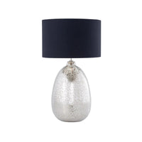 Large Nickle Plated Table Lamp