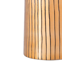 Large Textured Antique Gold Table Lamp