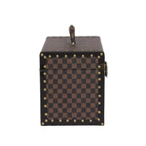 Large Vanity Trunk - Brown Check