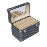 Large Vanity Trunk - Navy Check