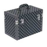 Large Vanity Trunk - Navy Check