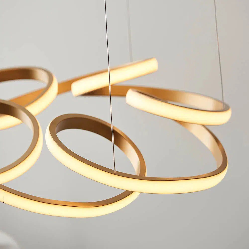 Laura - Multi Spiral LED Pendant