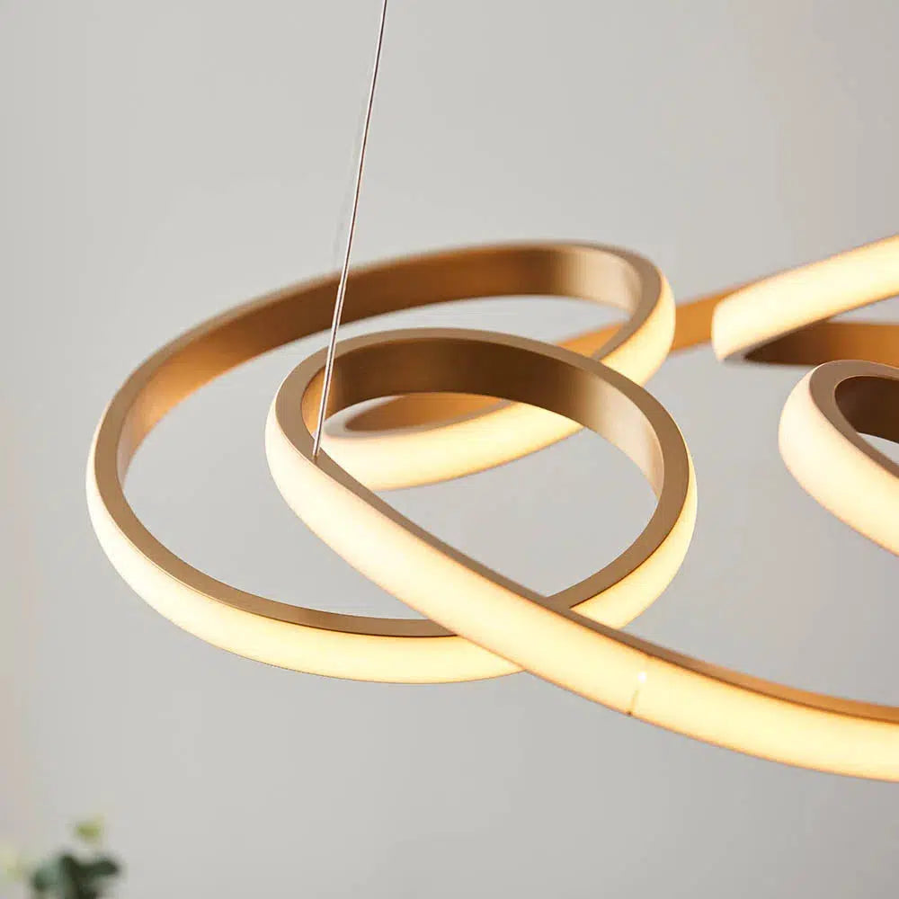 Laura - Multi Spiral LED Pendant