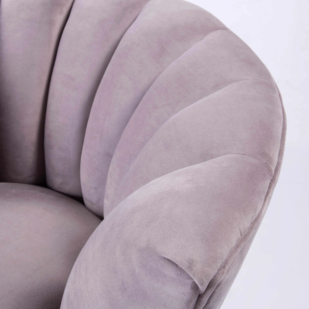 Layla Grey Velvet Accent Chair