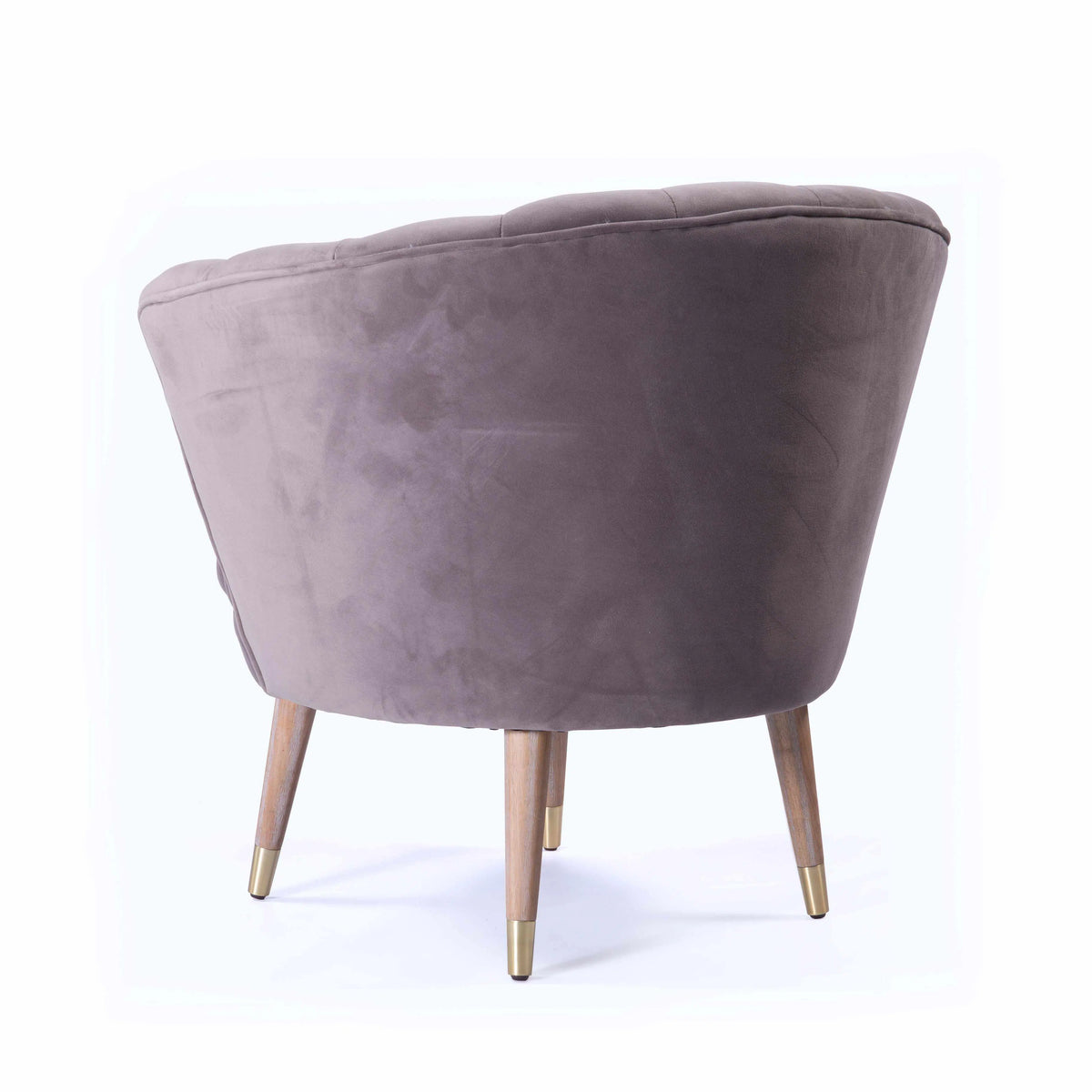 Layla Grey Velvet Accent Chair