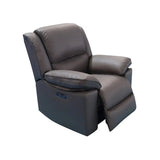 Legacy - 1 Seater Power Recliner - Dark Grey