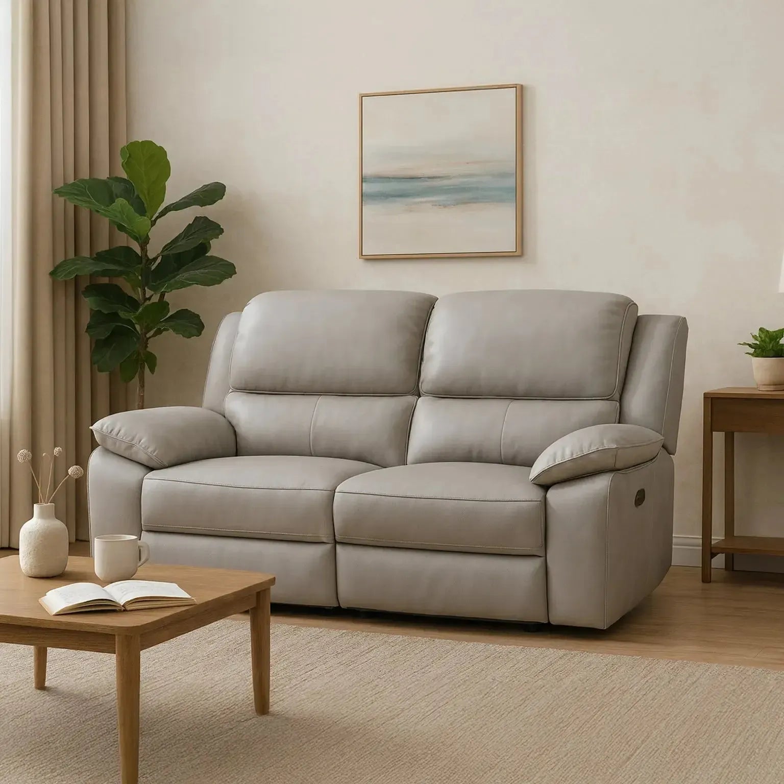 Legacy - 2 Seater Power Recliner - Grey